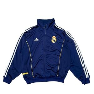 Adidas Vintage 90’s Real Madrid Football Track Jacket Men’s Sz M